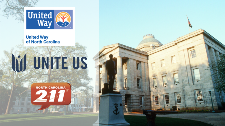 United Way, Unite Us, NC 211 logos