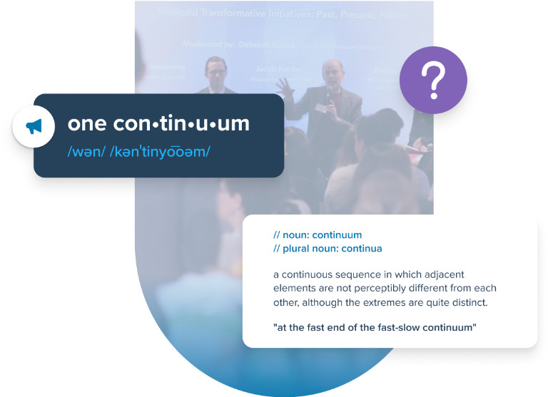 One Continuum definition preview