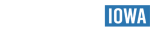 unite iowa white logo