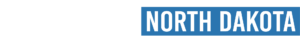 North Dakota white blue logo