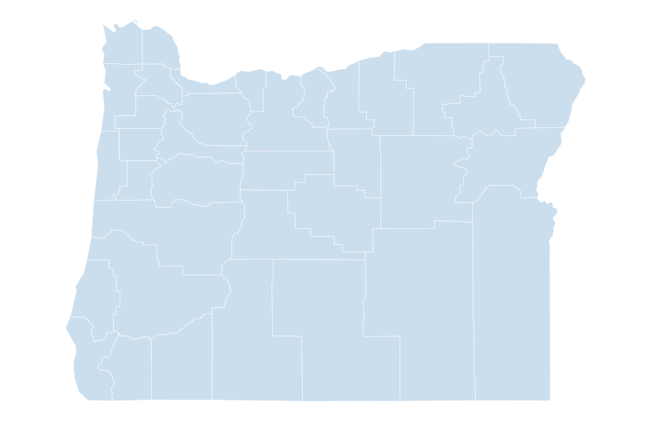 Oregon Growth Map