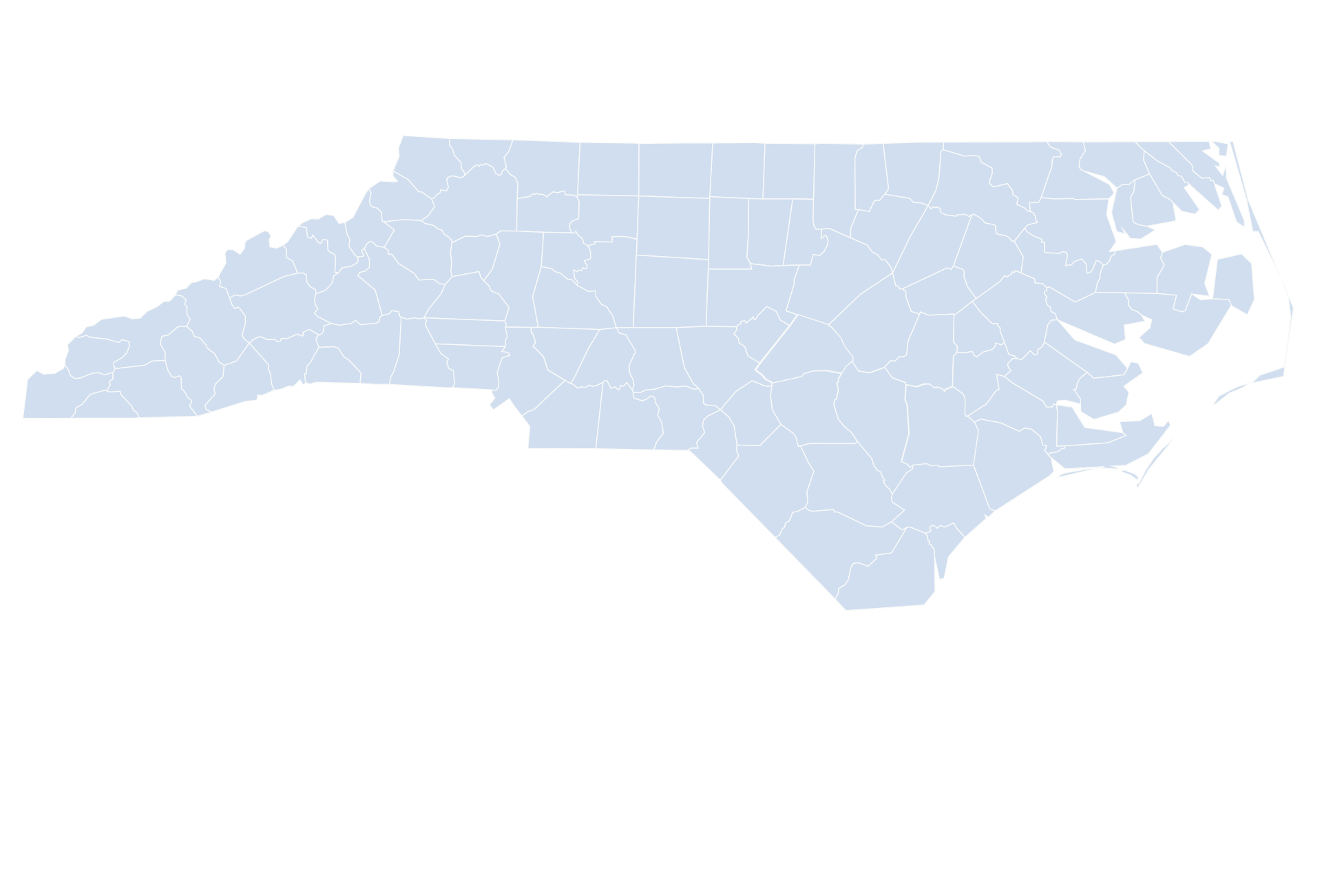 North Carolina Growth Map