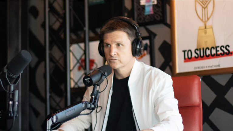 Rob Dyrdek Headshot on Podcast